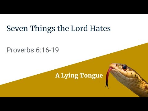 A Lying Tongue