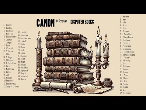 Canon of Scripture: Disputed Books in the Canon of Scripture