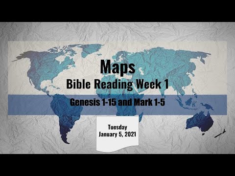 Maps: Bible Reading Week 1